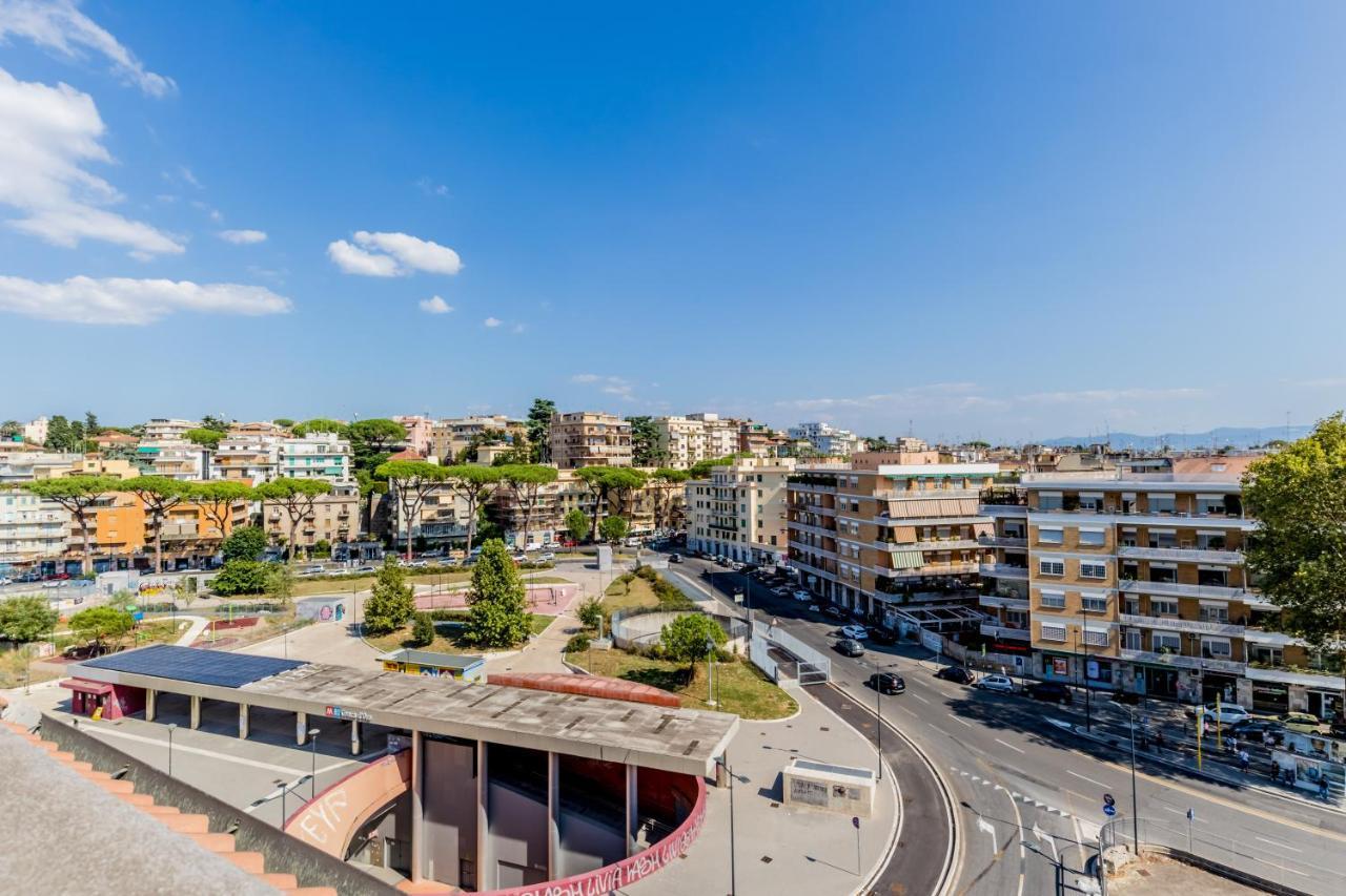 Bbhome Penthouse Bright And Elegant Metro Conca D'Oro Ρώμη Εξωτερικό φωτογραφία