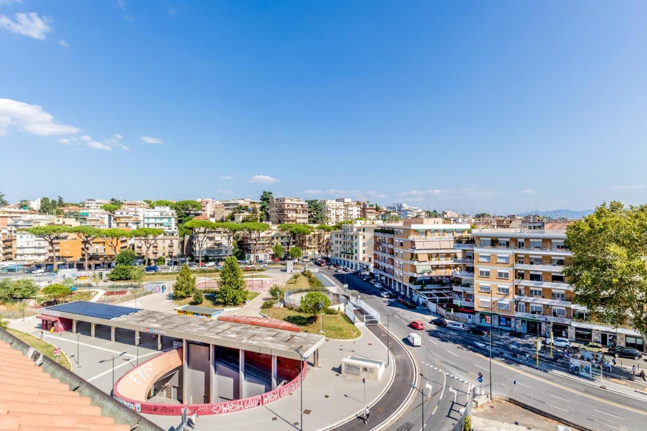 Bbhome Penthouse Bright And Elegant Metro Conca D'Oro Ρώμη Εξωτερικό φωτογραφία